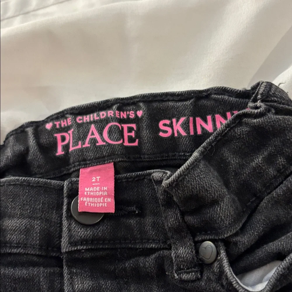 Children’s Place Kids Black denim skinny Jeans 2t